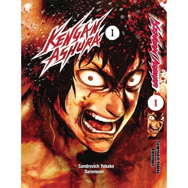 Kengan Ashura Manga Vol 1-7 Complete Set English Version Comic Book -FAST SHIP