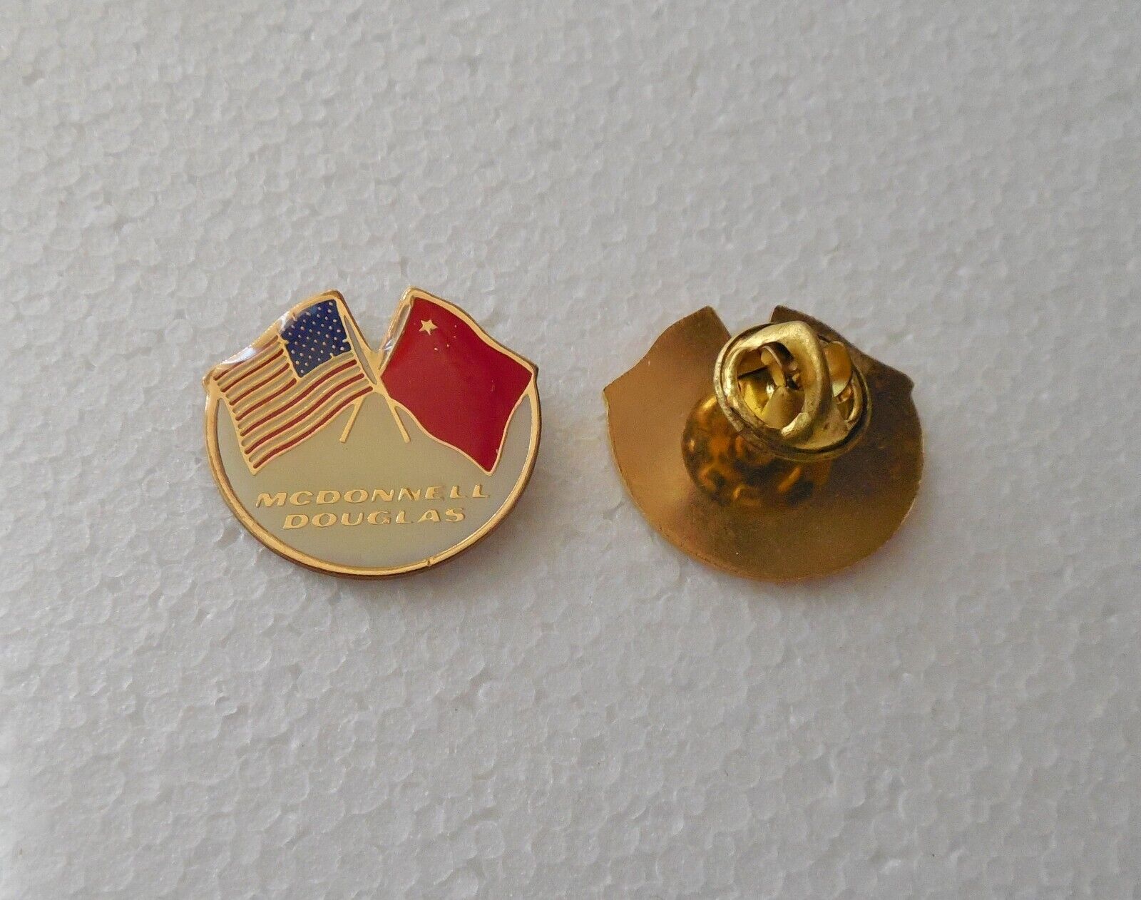 Vintage Early-1980\'s McDonnell Douglas China Project Lapel Pin