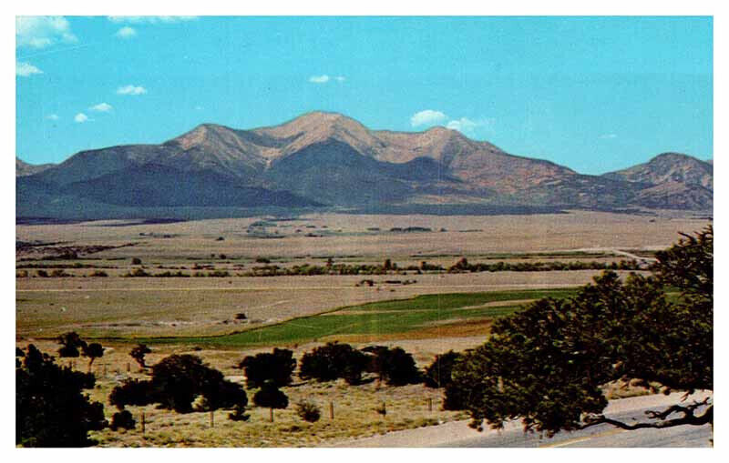 Postcard MOUNTAIN SCENE Buena Vista Colorado CO 7/18 AU1968