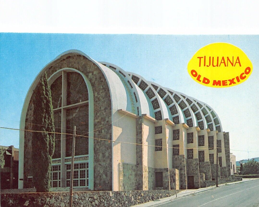 The Holy Spirit Catholic Church Tijuana Vtg Postcard CP314