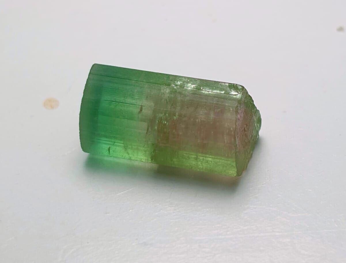 Bi Color Terminated Tourmaline Crystal from Afghanistan