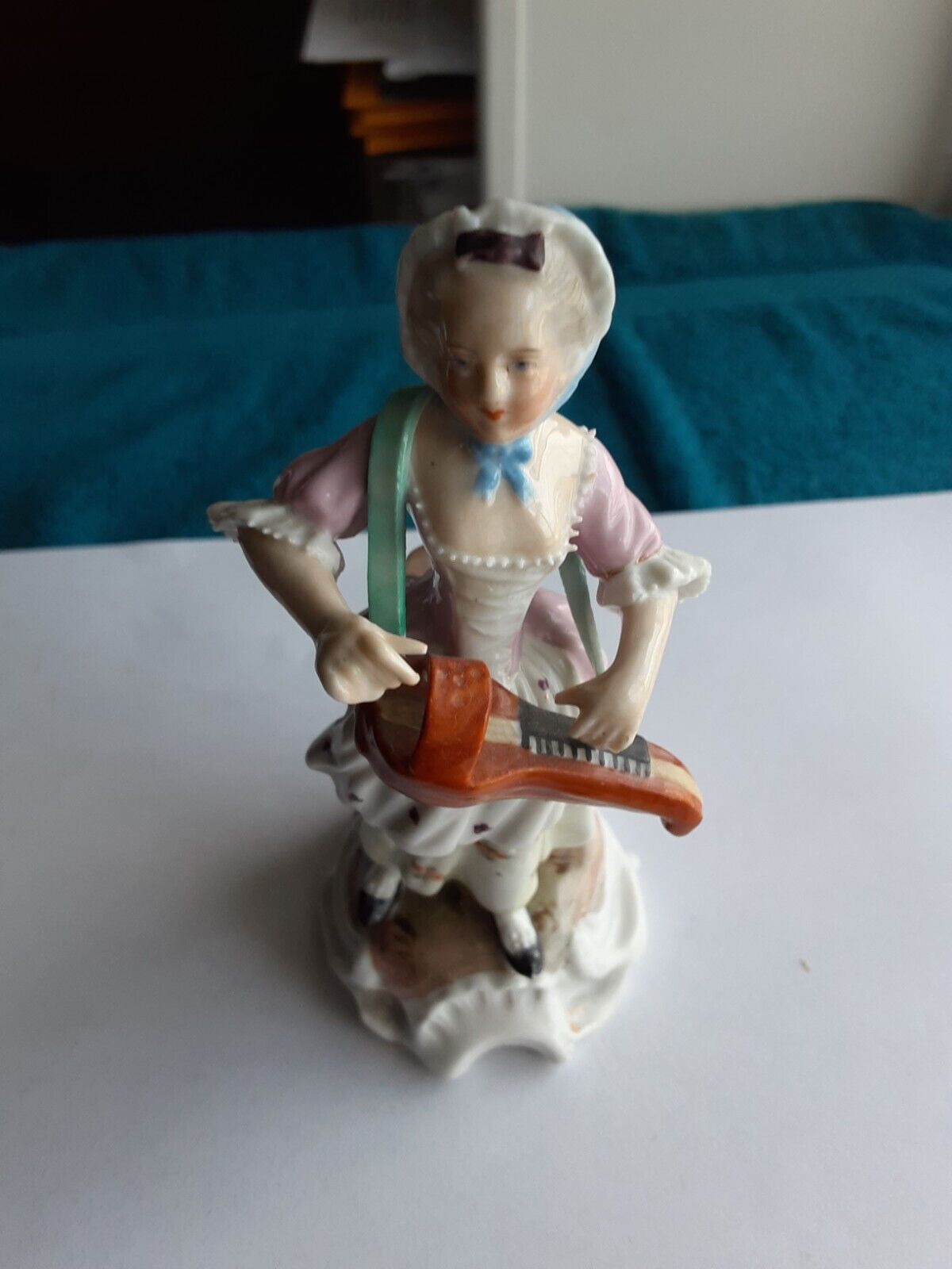 Antique Meissen Porcelain Lady Figurine 5\