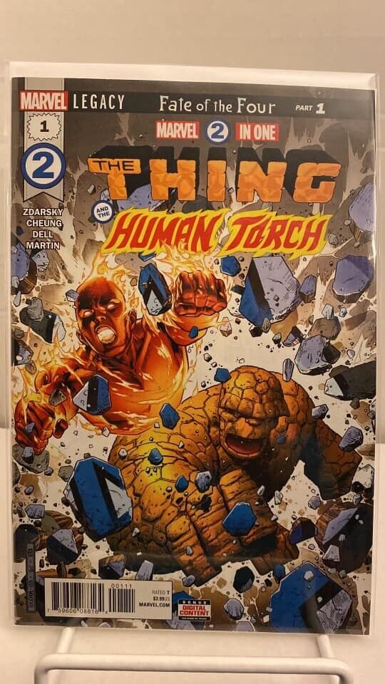 29907: Marvel Comics MARVEL TWO IN ONE #1 NM Grade