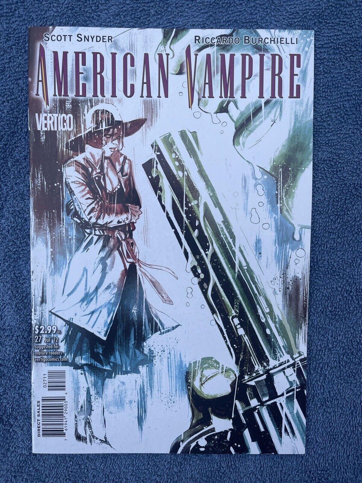 AMERICAN VAMPIRE #27 (DC / Vertigo, 2012) Snyder & Burchielli ~ The Nocturnes 2