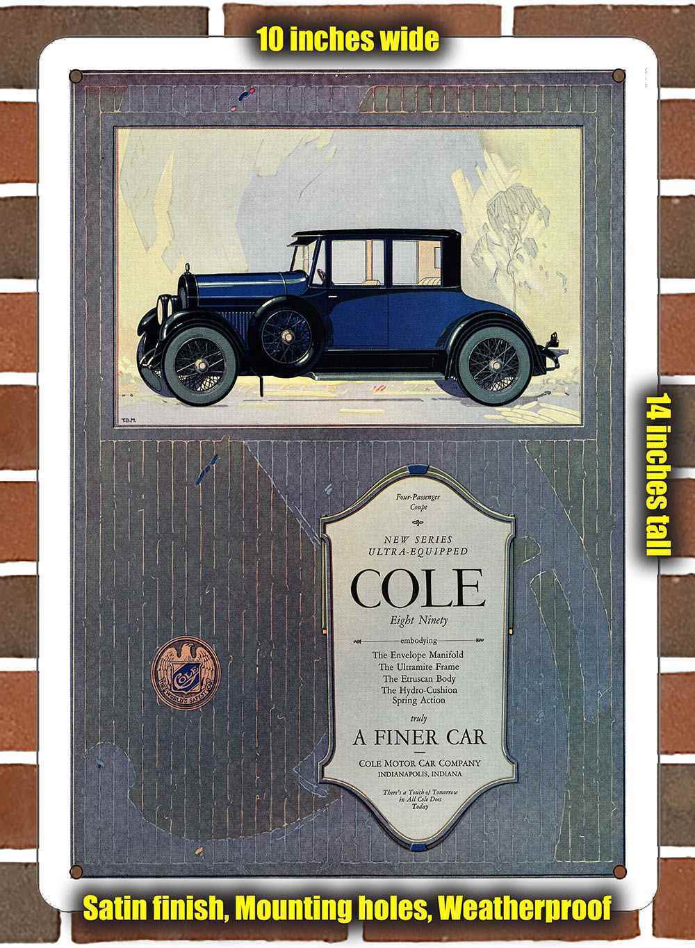 Metal Sign - 1923 Cole - 10x14 inches