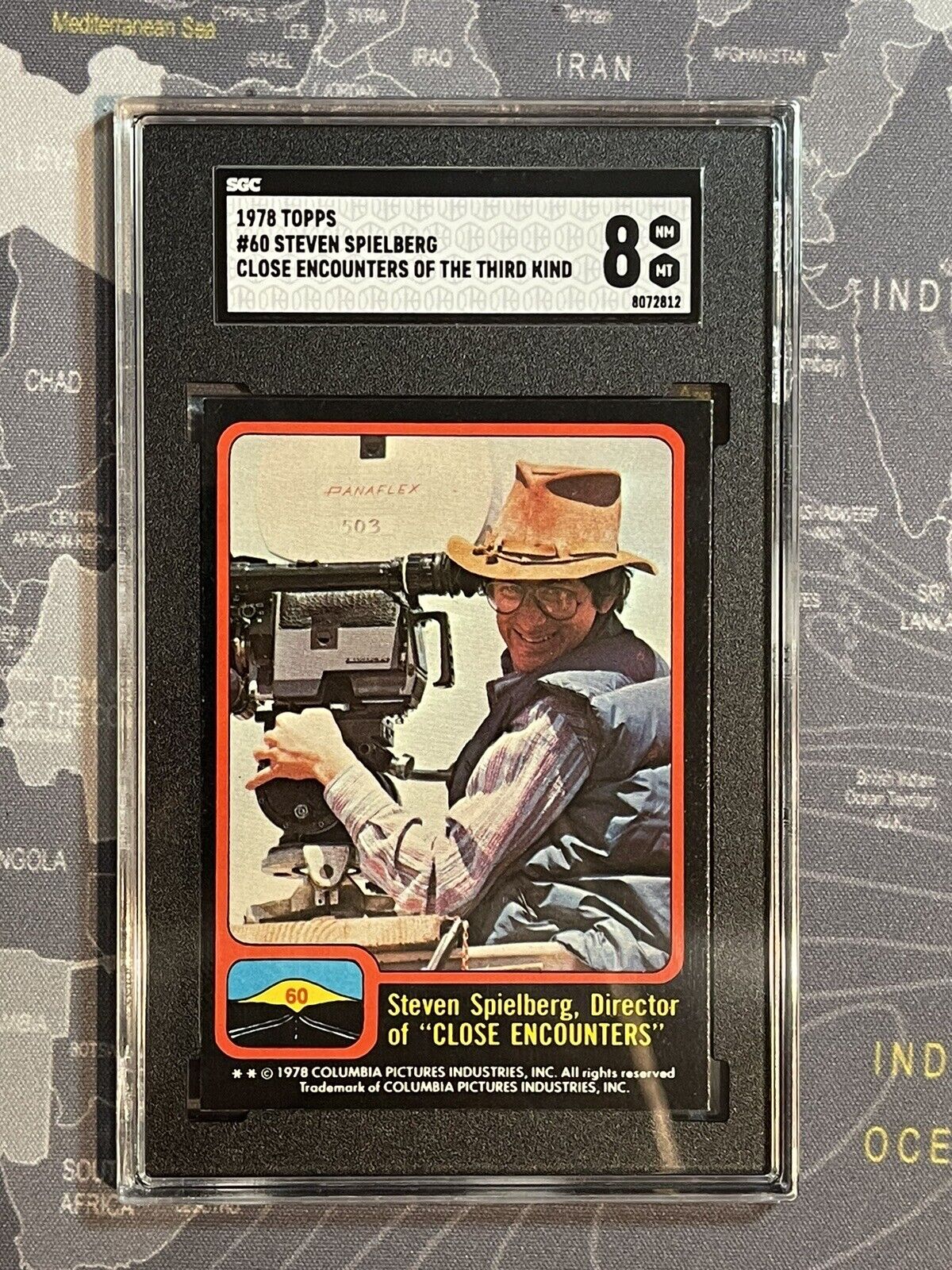 1978 Topps Close Encounters Steven Spielberg Rookie RC #60 Graded SGC 8