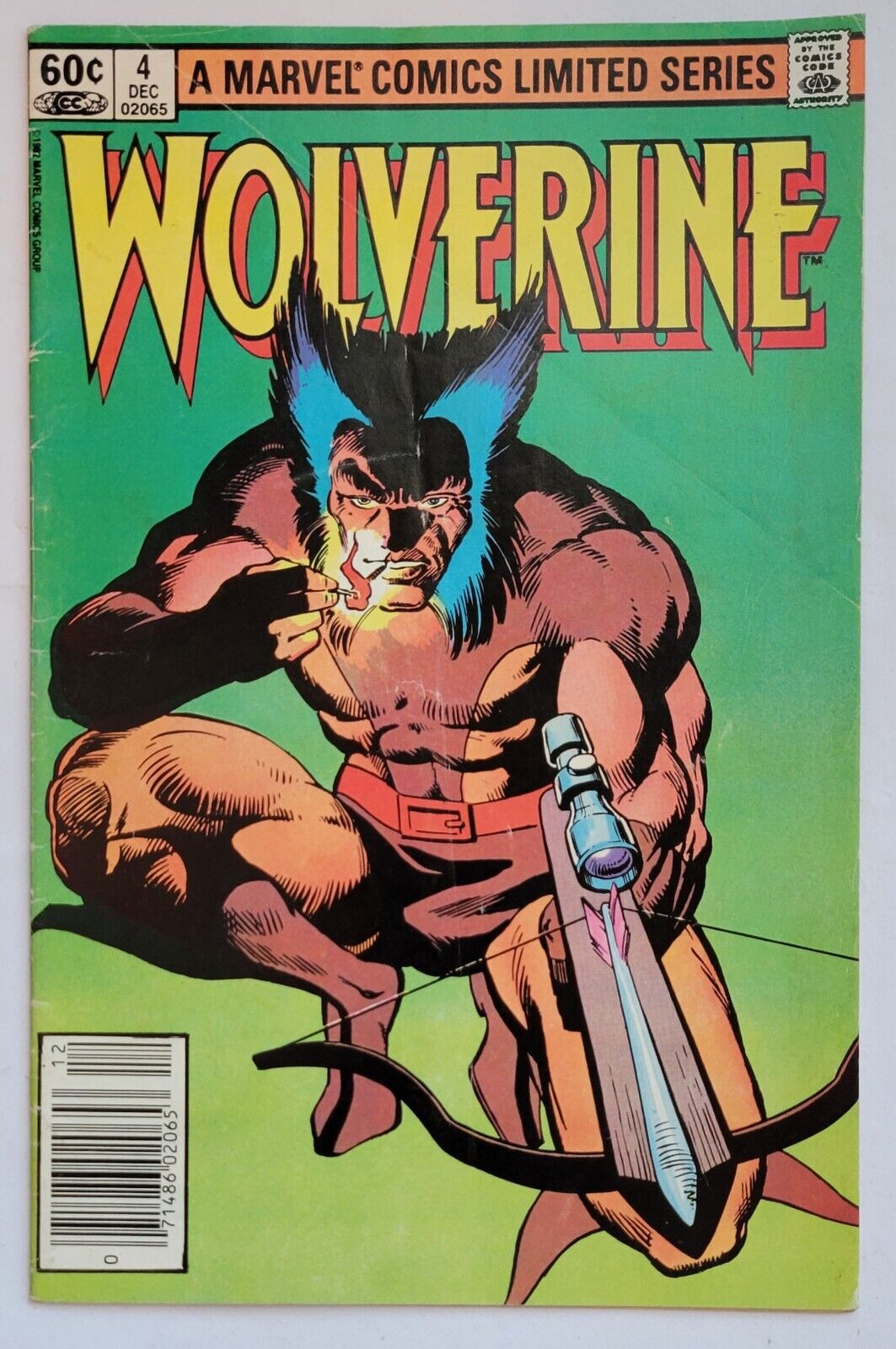 Wolverine Limited Series #4 VG+ 4.5 Frank Miller