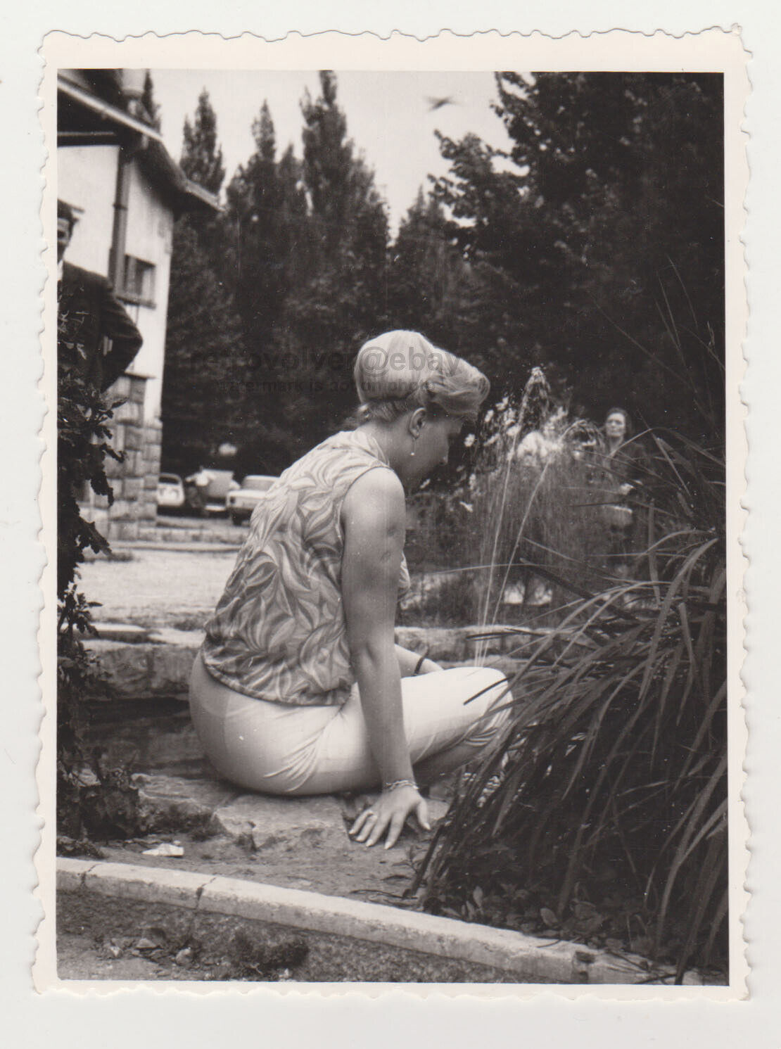 Pretty Attractive Young Woman Lady Secret Snapshot Unusual Nice Vintage Photo