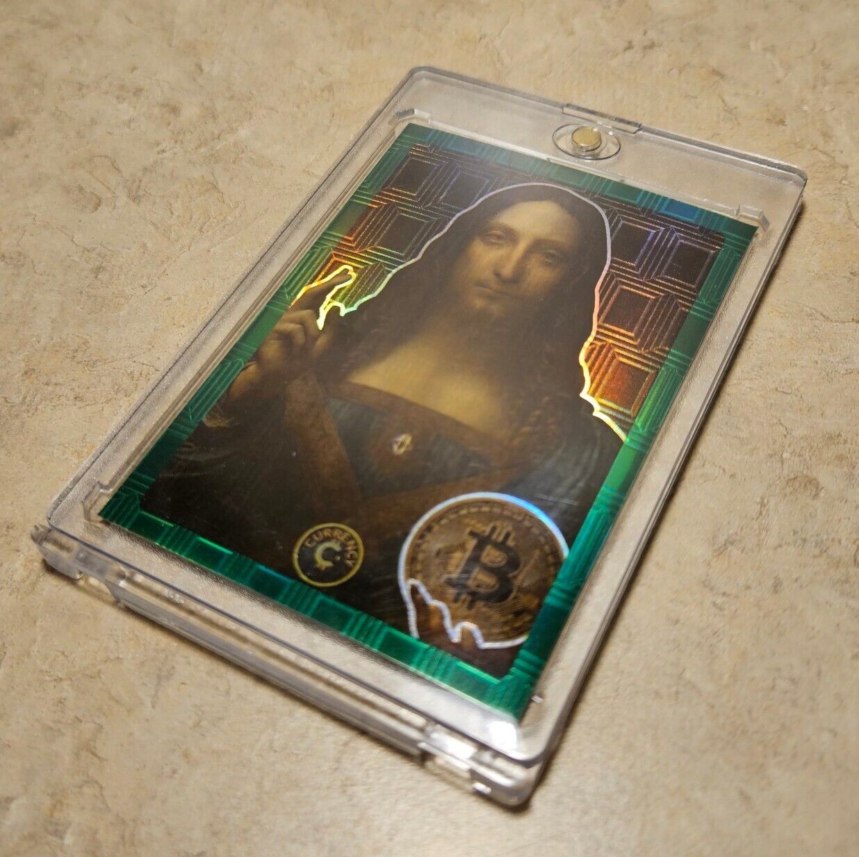 Cardsmiths Currency Series 1 Salvator Mundi #57 Emerald 14/99
