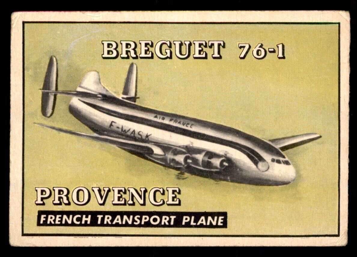 1952 Topps Wings #183 Breguet 76-1 GD
