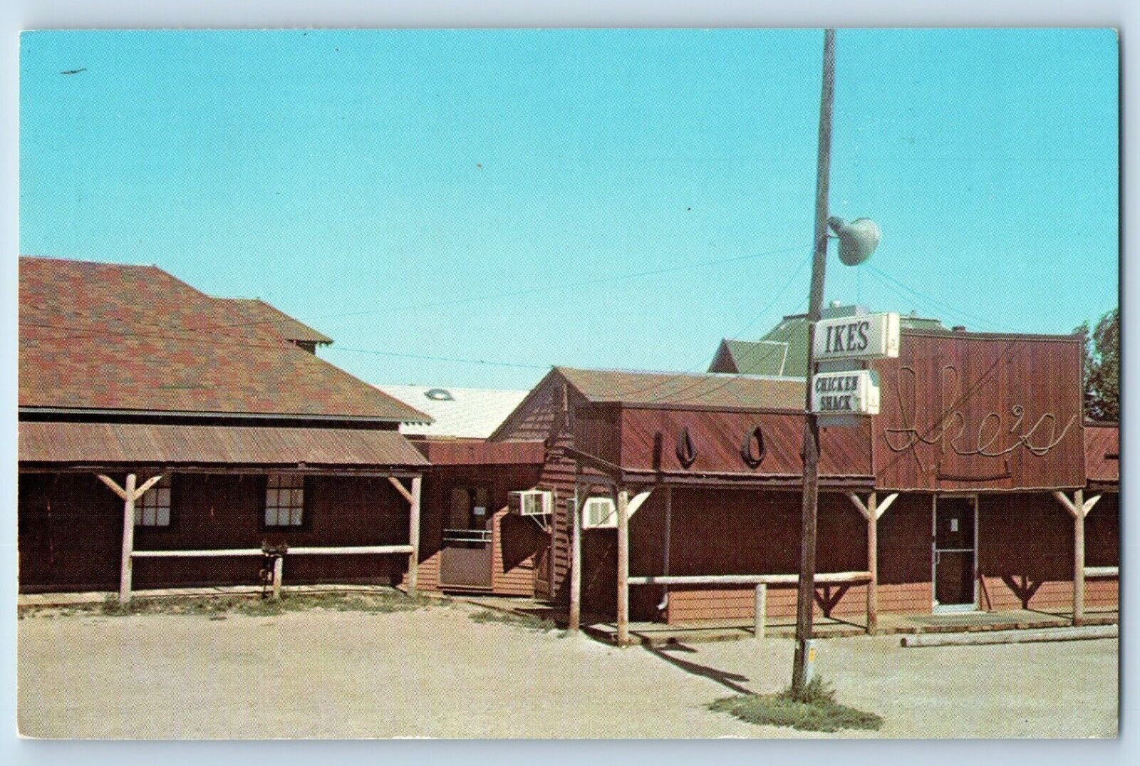 Browns Valley Minnesota Postcard Ike\'s Chicken Shack Exterior View c1995 Vintage
