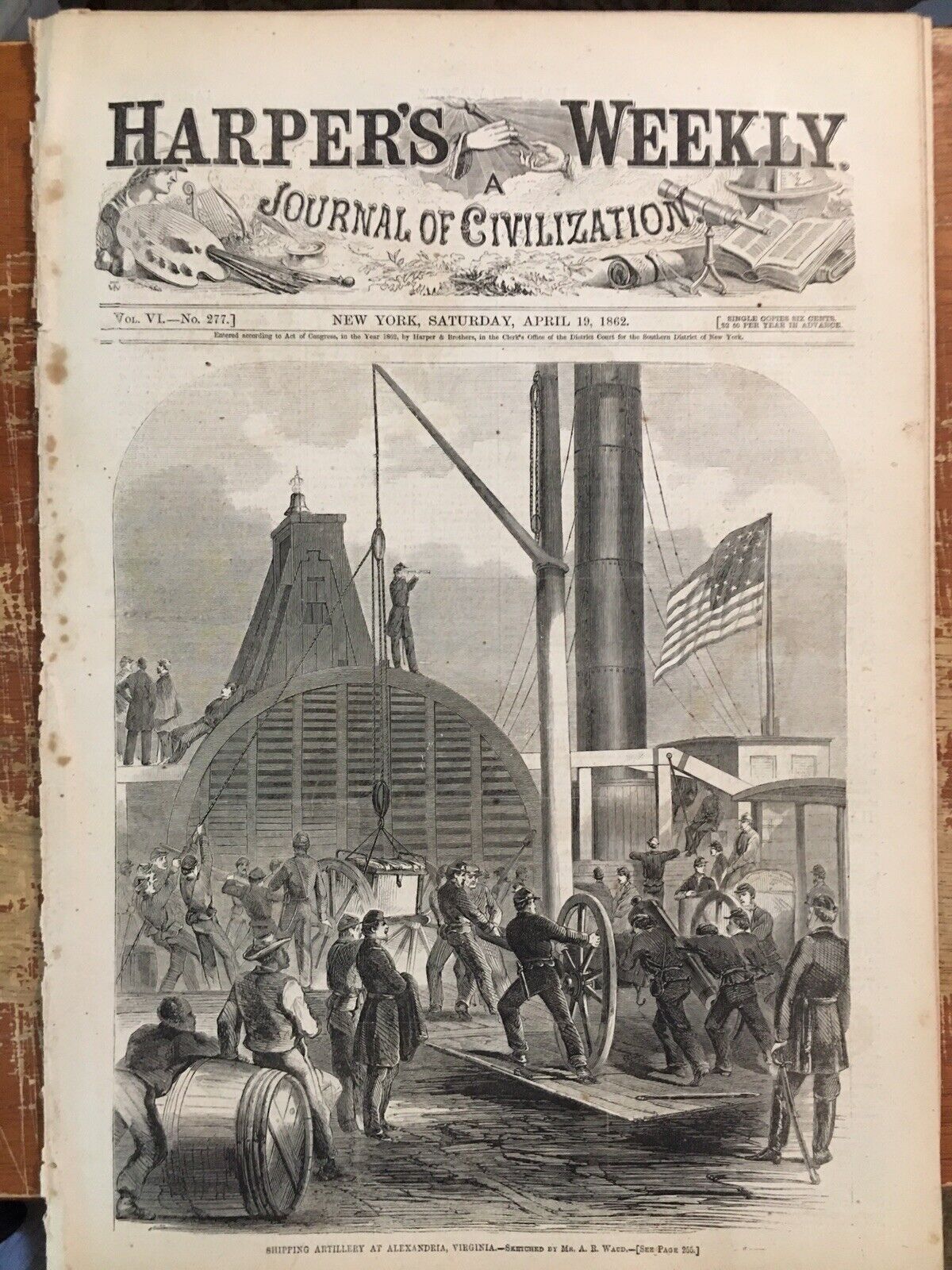 Civil War Virginia Alexandria-Norfolk-Hampton 1862 Fort Sumter Anniversary
