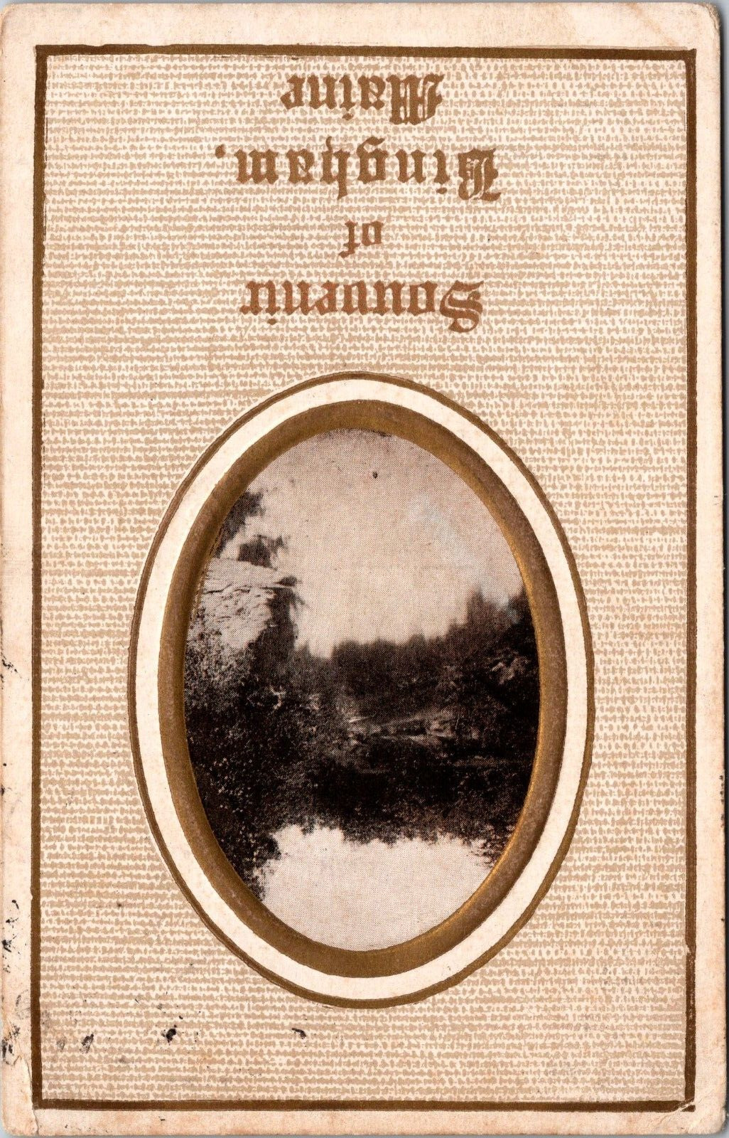 Postcard Posted 1910 Souvenir Of Bingham Main [ad]