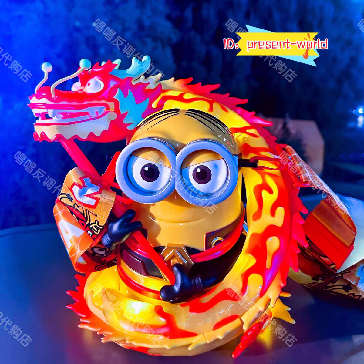 Beijing Universal Studios Minions Dragon Light Up Popcorn Bucket