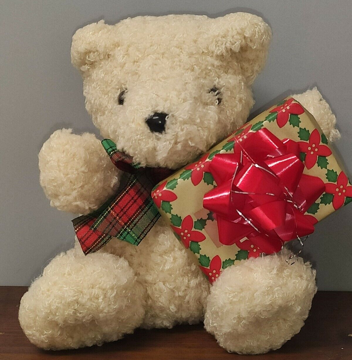 Christmas Teddy Bear With Present 7\