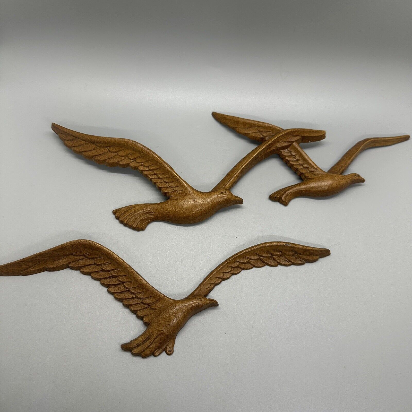 Vintage Hanging Decor, Seagull Birds, Beach Nautical MCM Style, USA Made