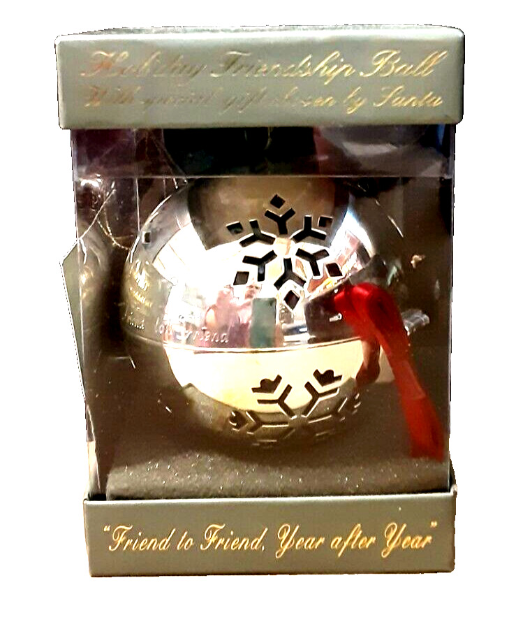 Lenox Kirk Stieff Collection Silver Plated Friendship Ball With Potpourri NIB