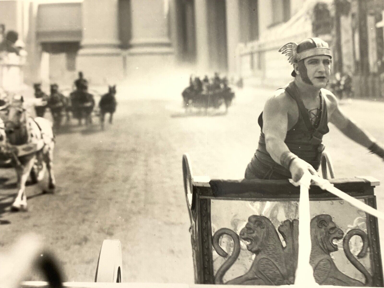 (Ar) 8x10 Photo Photograph Francis Bushman Ben Hur Gladiator Artistic Stamp MGM