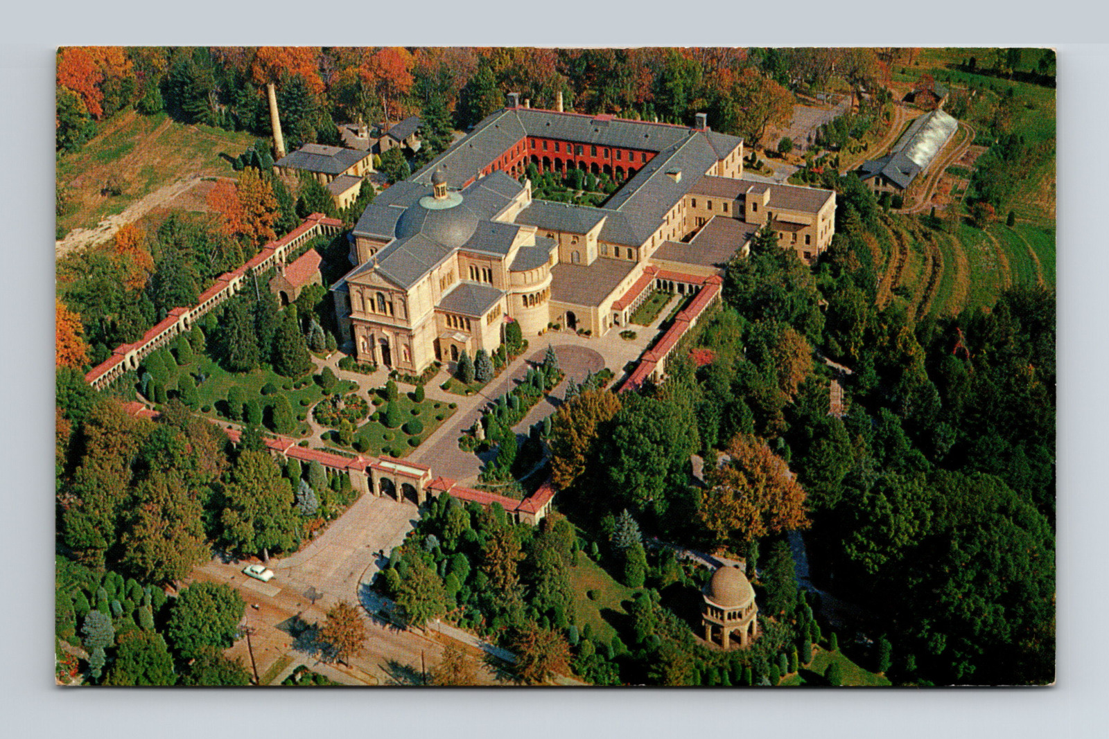 Aerial View, Memorial Church Of the Holy Land, Washington D.C, Vintage Postcard