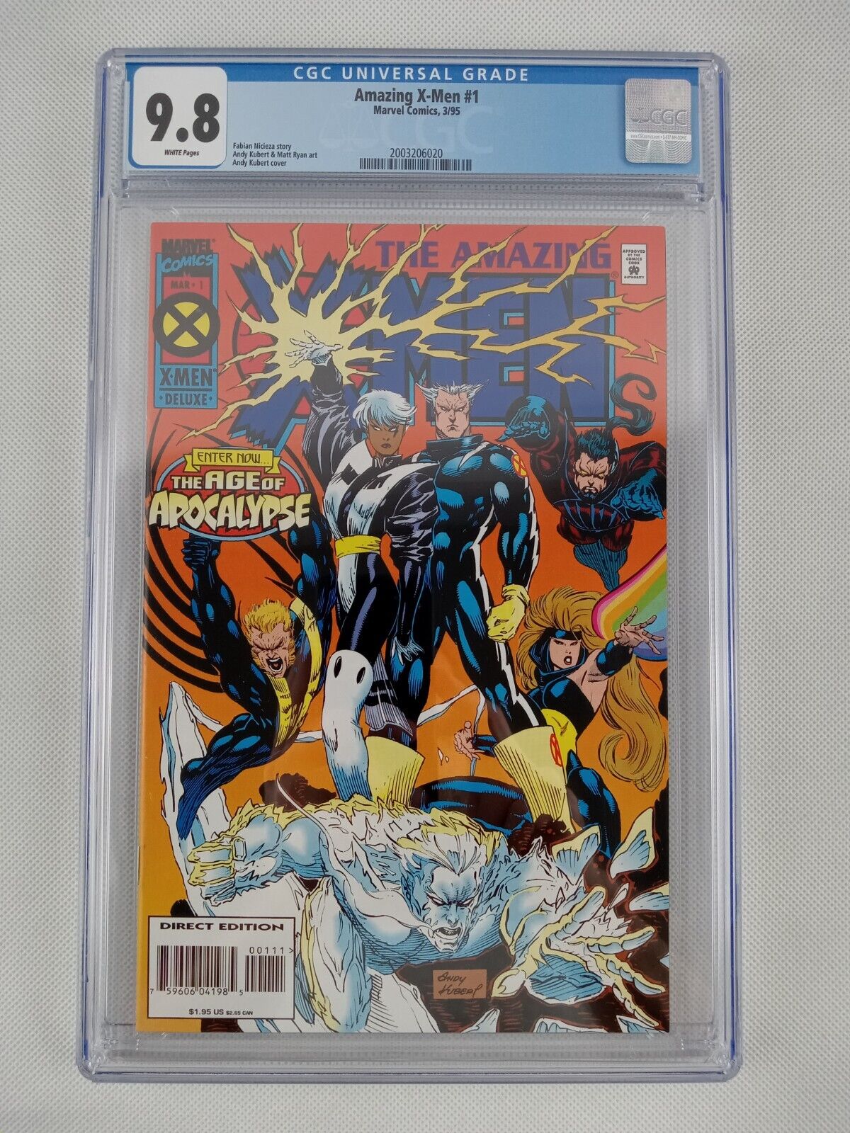 CGC 9.8 Amazing X-Men #1 Marvel Comics 3/95