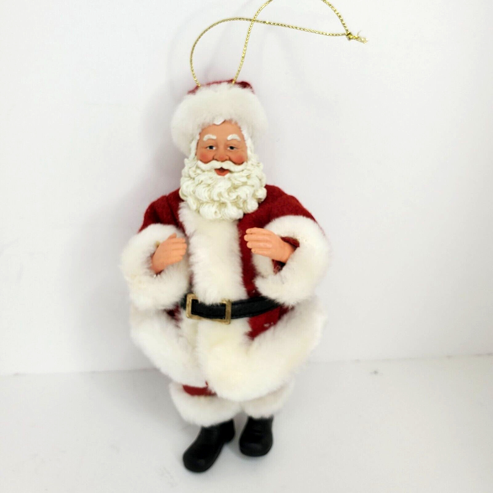 PDL Santa Claus Resin Classic Christmas  6.5”  Hanging Ornament