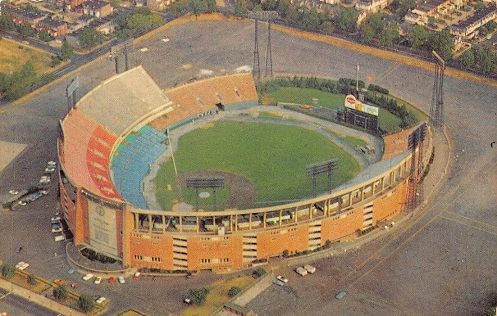 Baltimore Maryland MD Memorial Stadium Orioles Baseball Postcard 1968