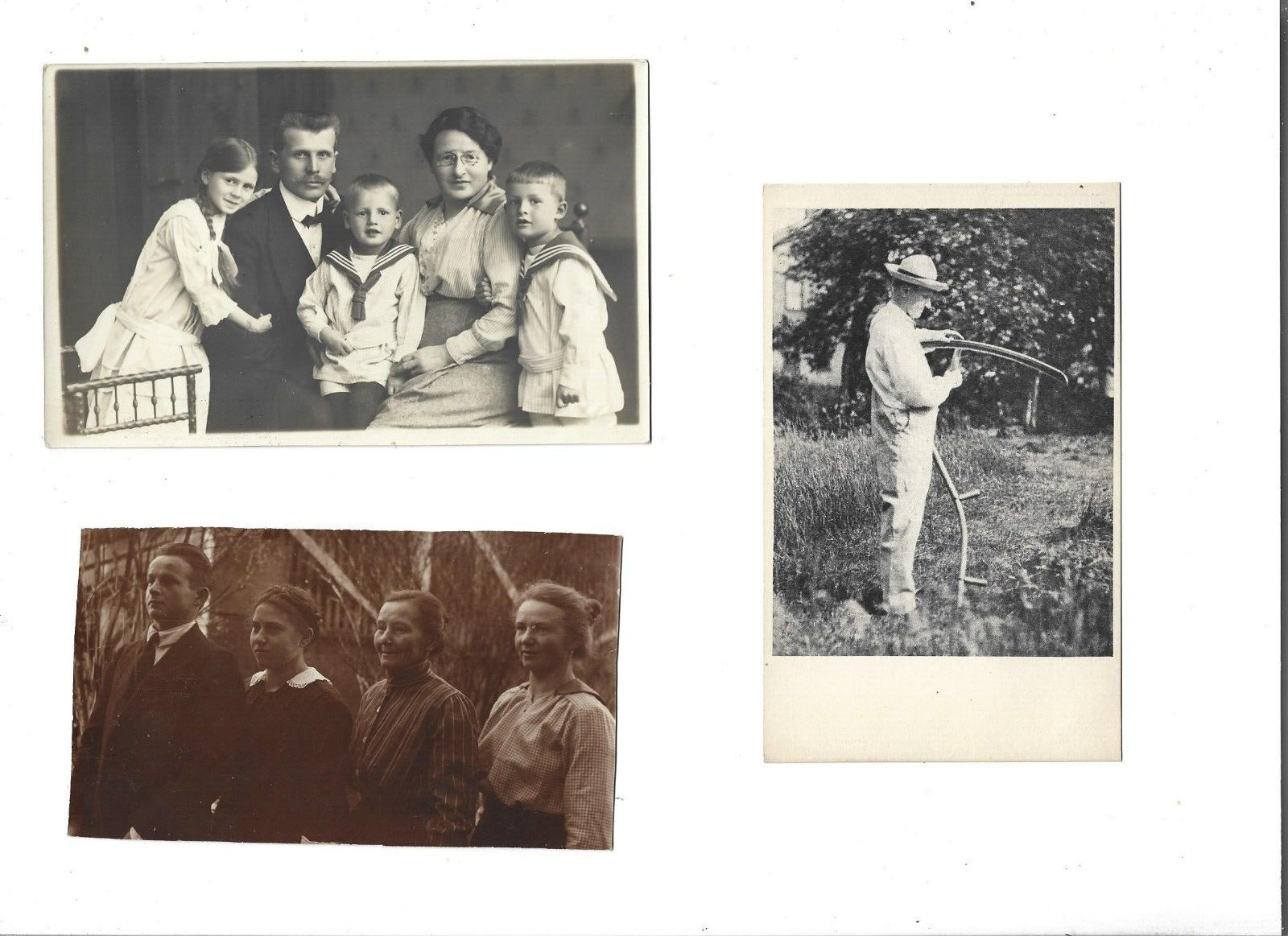 3 Real Photo Postcards Lot #2