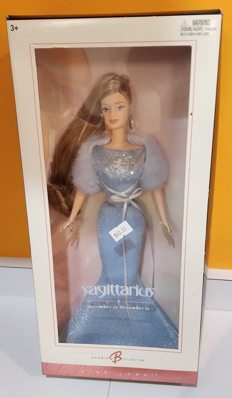 2004 Sagittarius Zodiac Sign Barbie Doll Pink Label NEW IN SEALED BOX C6236