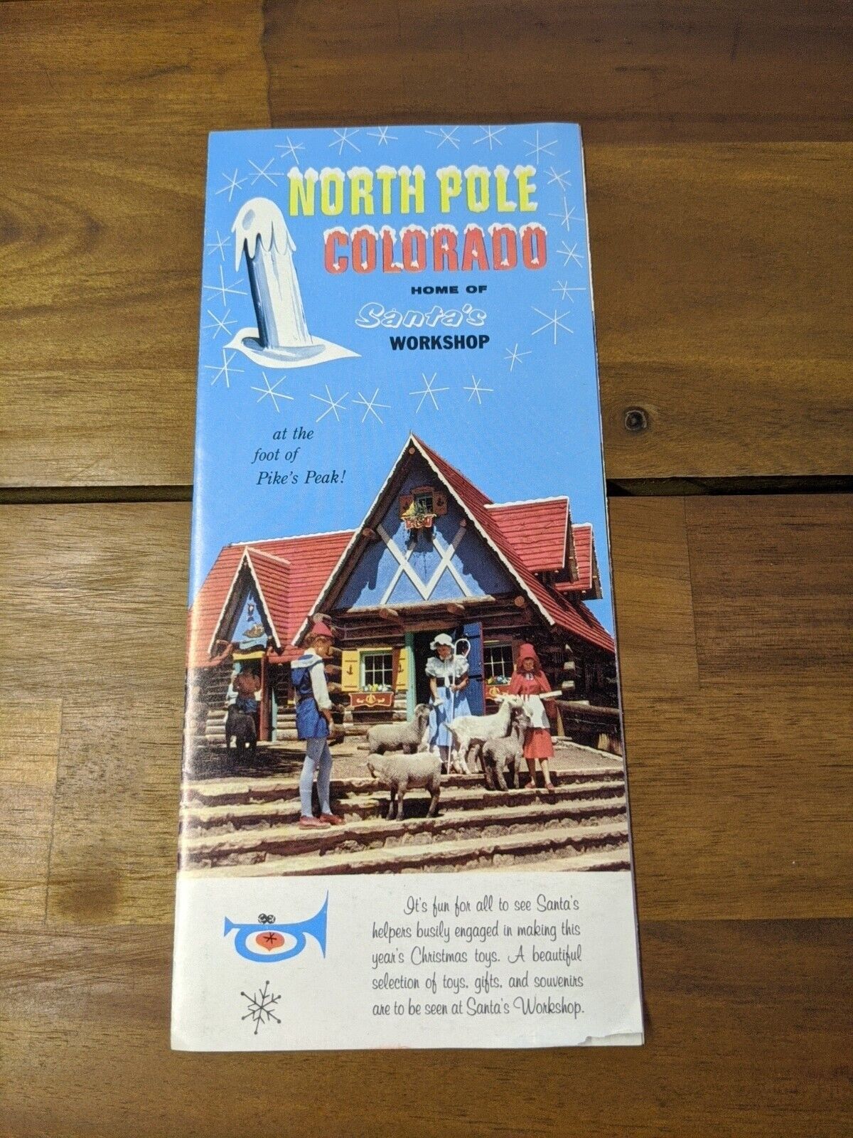 Vintage North Pole Colorado Home Of Santas Workshop Brochure