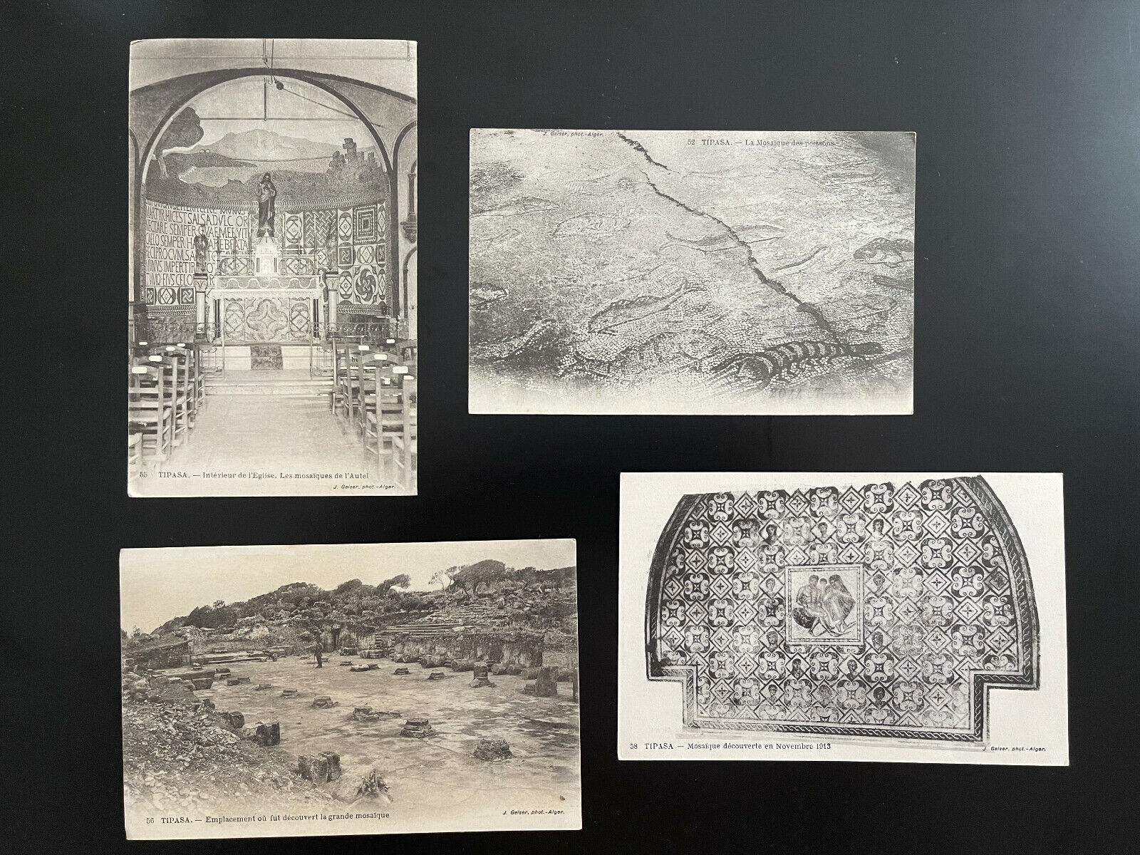 CP Ancient Algerian Postcards Tipaza Tipasa circa 1910 Roman Ruins