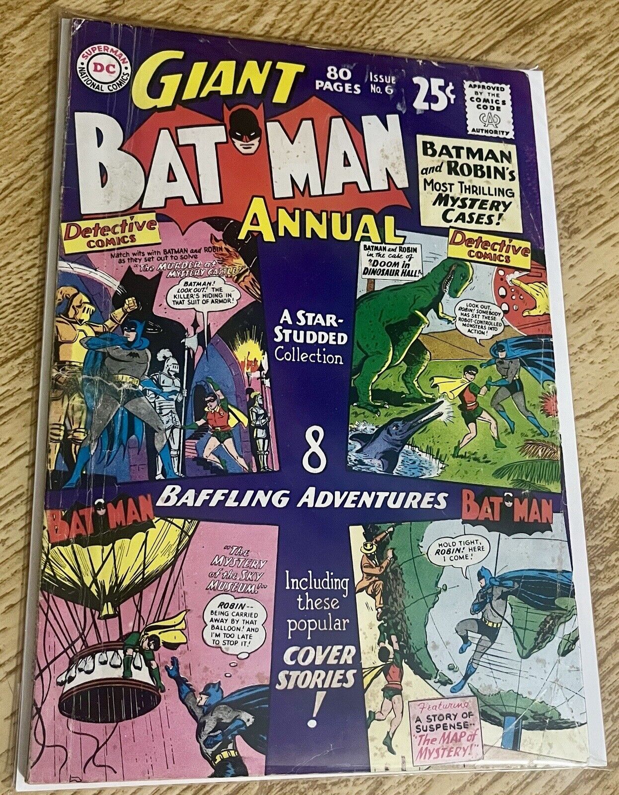 Giant Batman Annual 6 DC Comics Book Old Vintage 80 Pages 25c Antique Comic