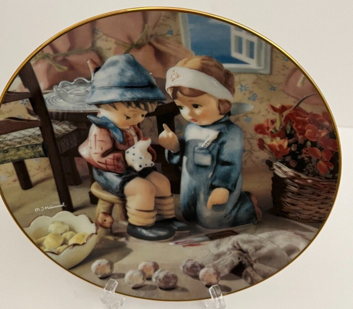 Vintage Hummel Danbury Mint Plate Tender Loving Care Little Companions N9993