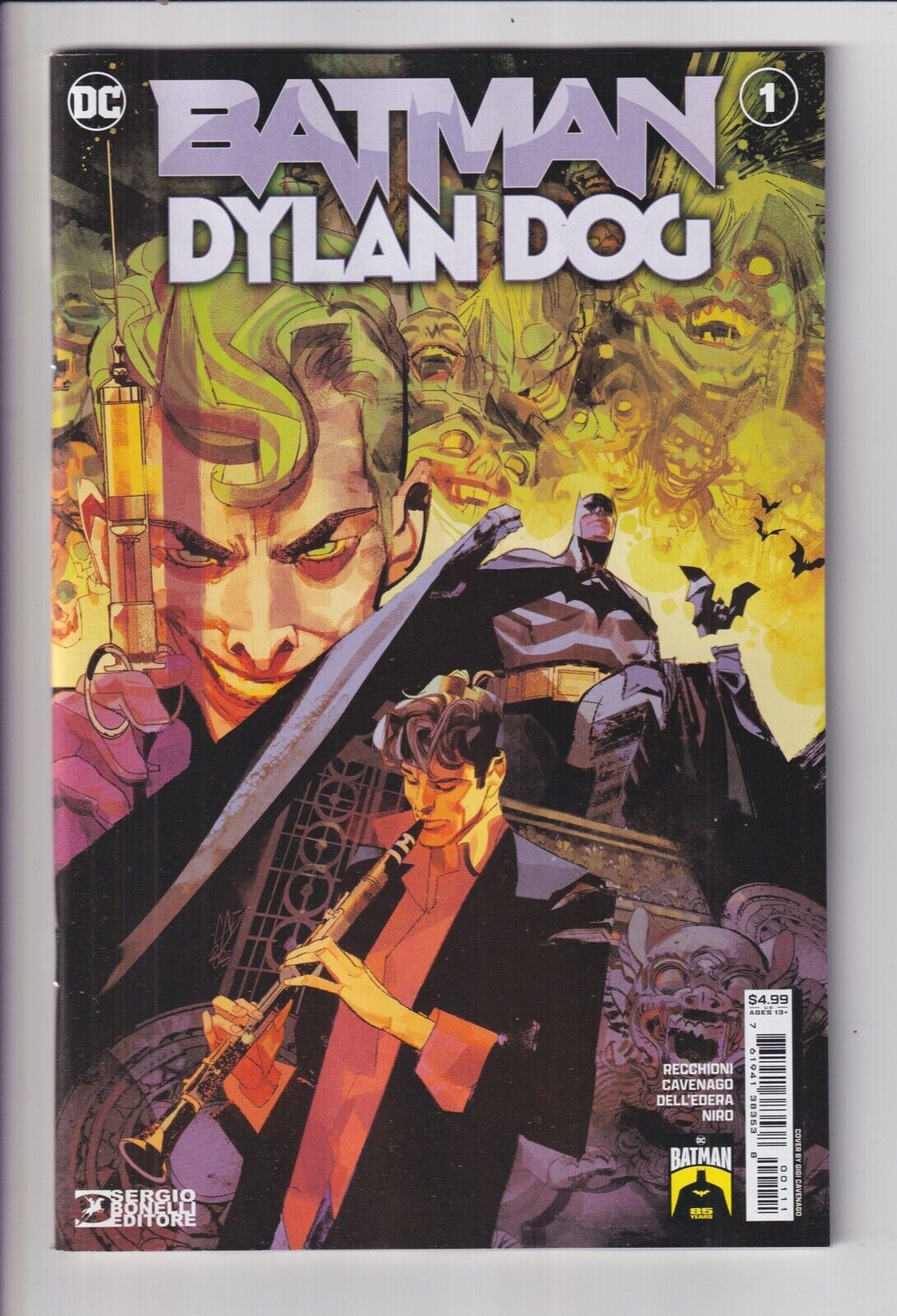BATMAN / DYLAN DOG #1 NM 2024 DC comics A-Z single