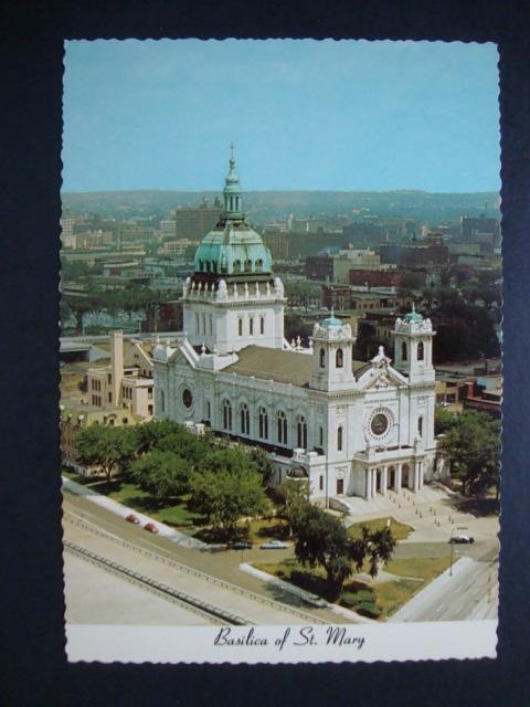 Railfans2 370) Postcard, Minnesota Minnesota, Basilica Of Saint Mary Building