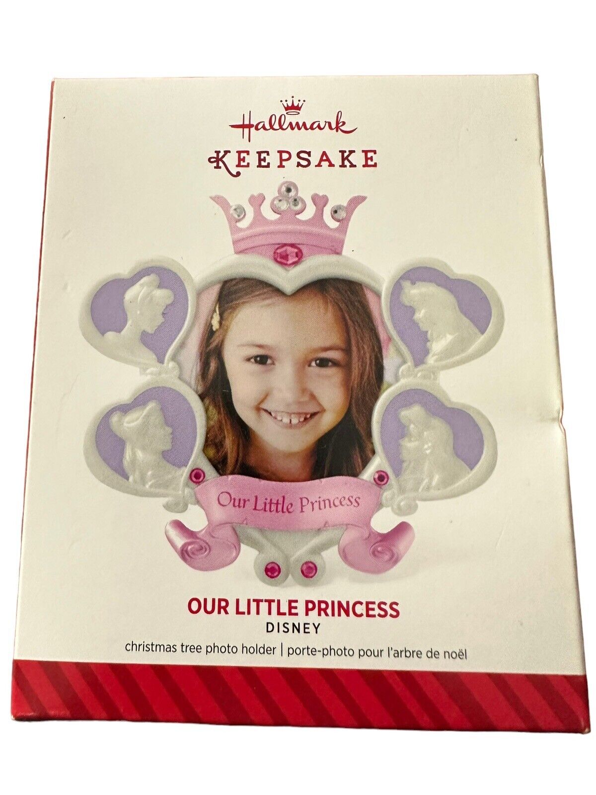 Hallmark Keepsake Disney OUR LITTLE PRINCESS Photo Xmas Ornament Daughter 2014