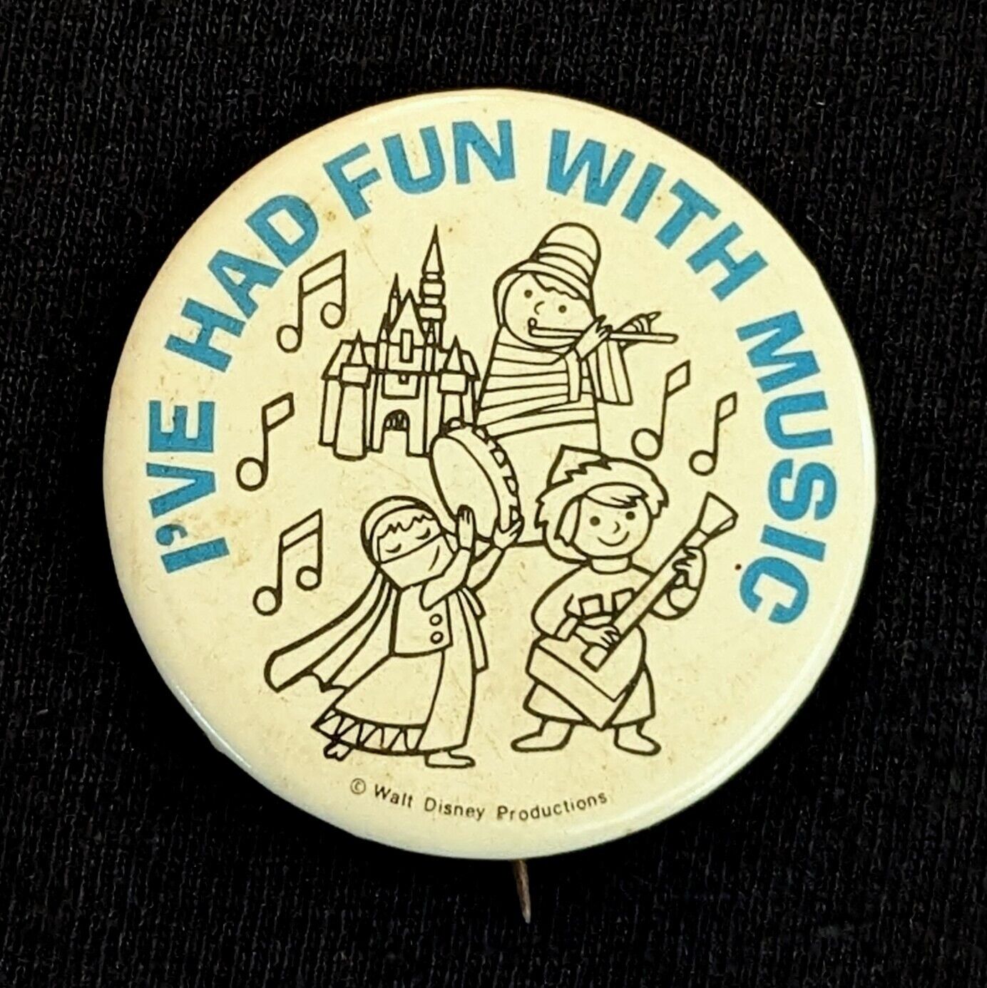 1976 Disneyland Fun With Music Its A Small World Pinback Button
