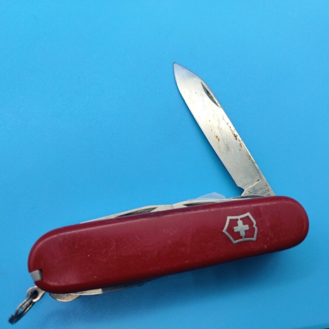 Used Victorinox swiss army knife handyman model with Red scales 