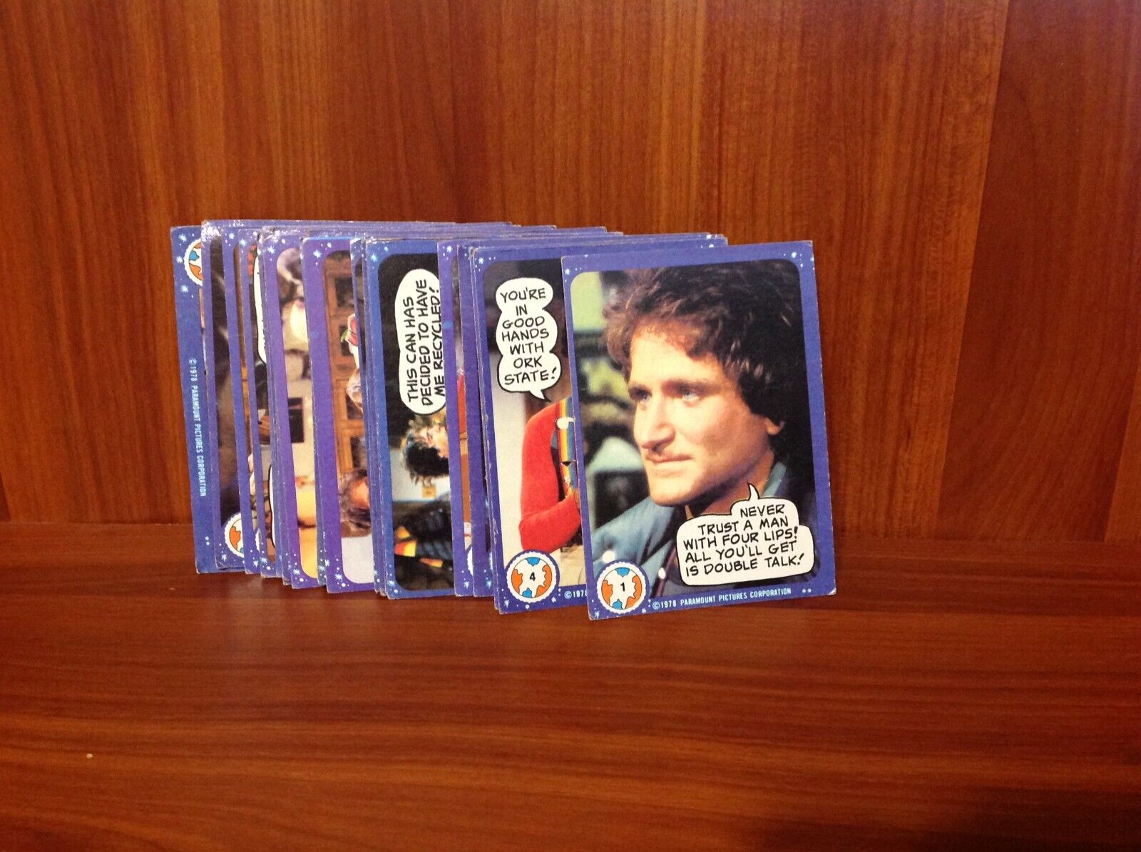 1978 Paramount Pictures Mork & Mindy cards