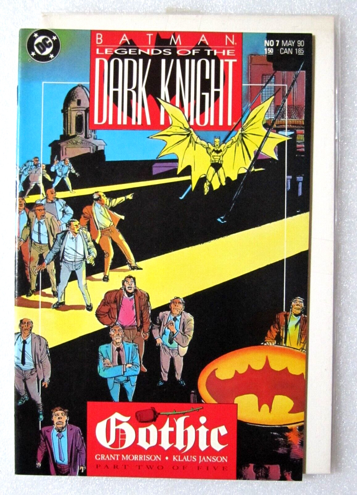 BATMAN LEGENDS OF THE DARK KNIGHT #7 1990 COPPER AGE DC COMIC - BOARDED - NEW