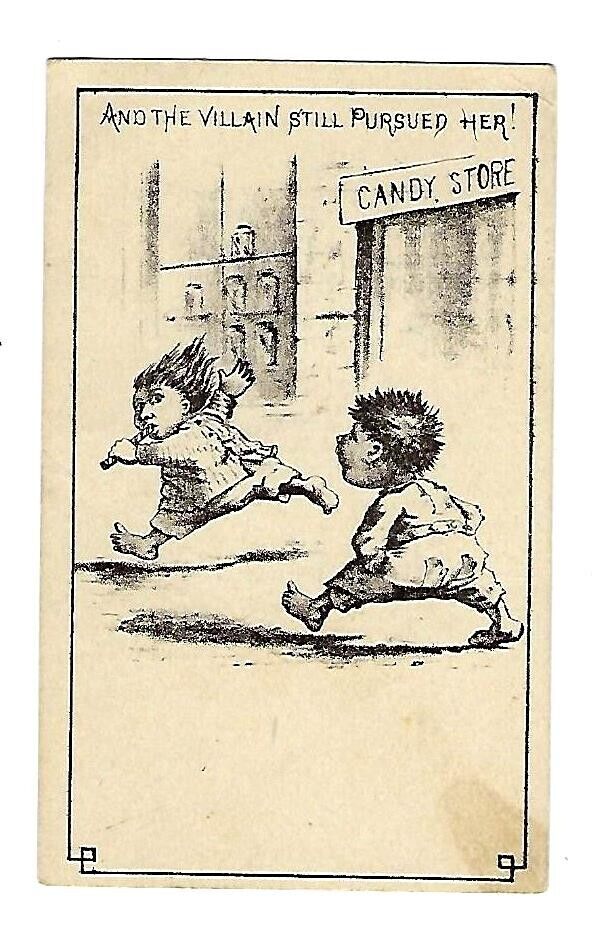 c1887 Trade Card C.D. Sievers, Choice Confections & Ice Cream,