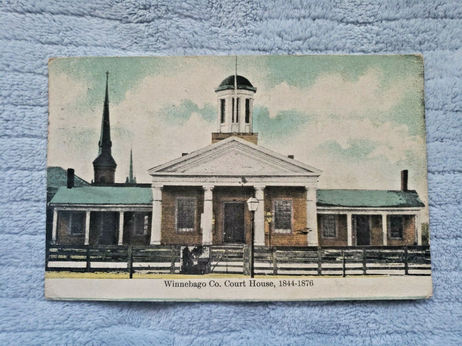 Early 1900s postcard Winnebago Co. Court House, 1844-1876 Photo