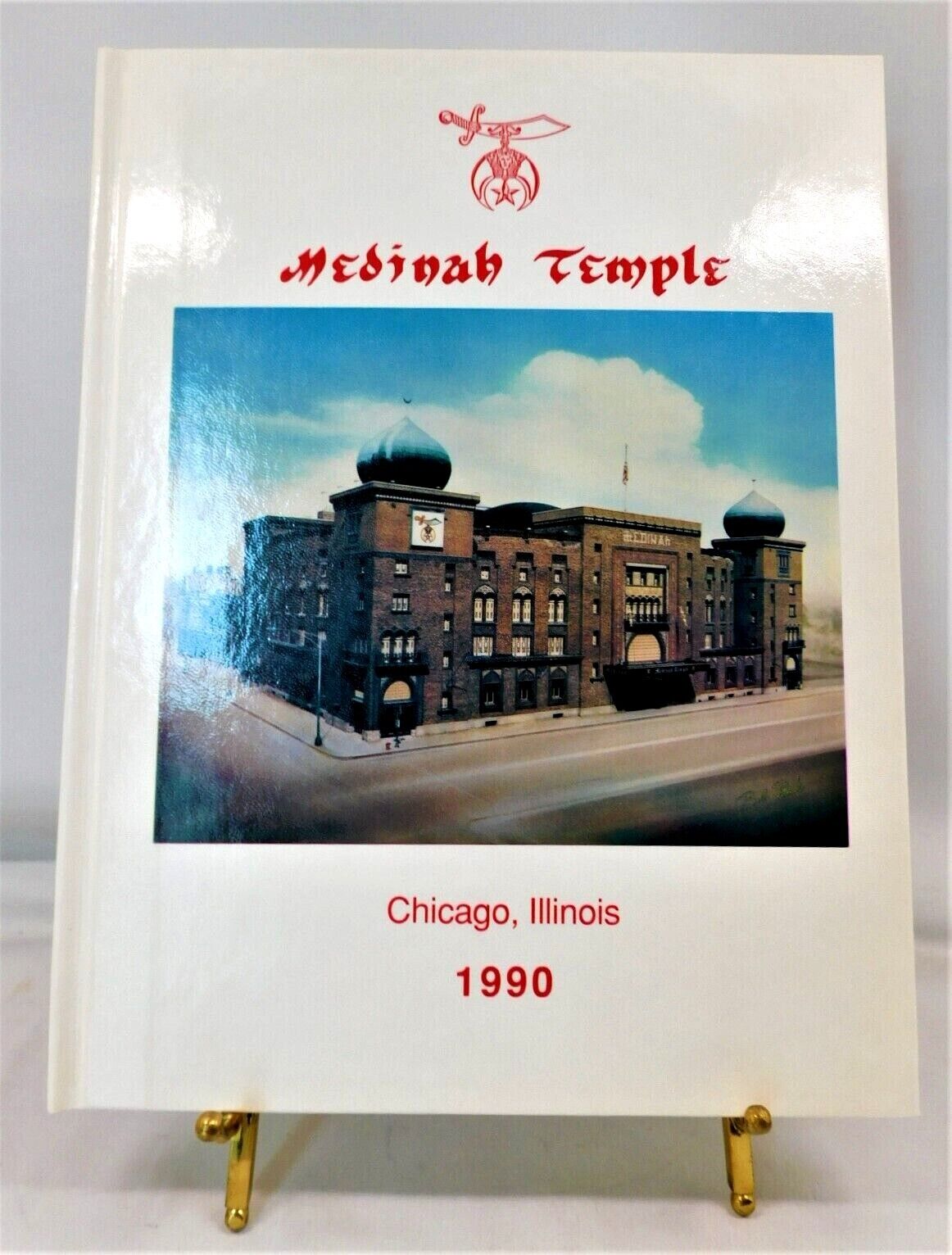 Masonic Yearbook Shriners Chicago 1990 Medinah Temple Hardcover Members Photos