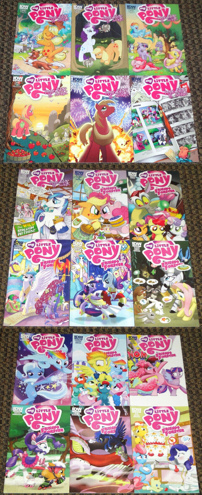 IDW COMICS MY LITTLE PONY FRIENDSHIP IS MAGIC 1-4 9-12 FRIENDS FOREVER 1-6 11-14