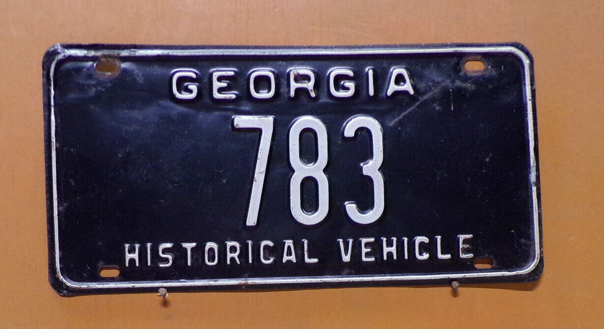 Georgia Peach State Historical License Plate