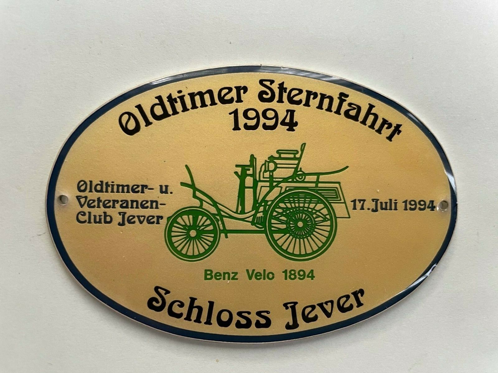 OLDTIMER RACE 1994 GERMANY CAR BADGE