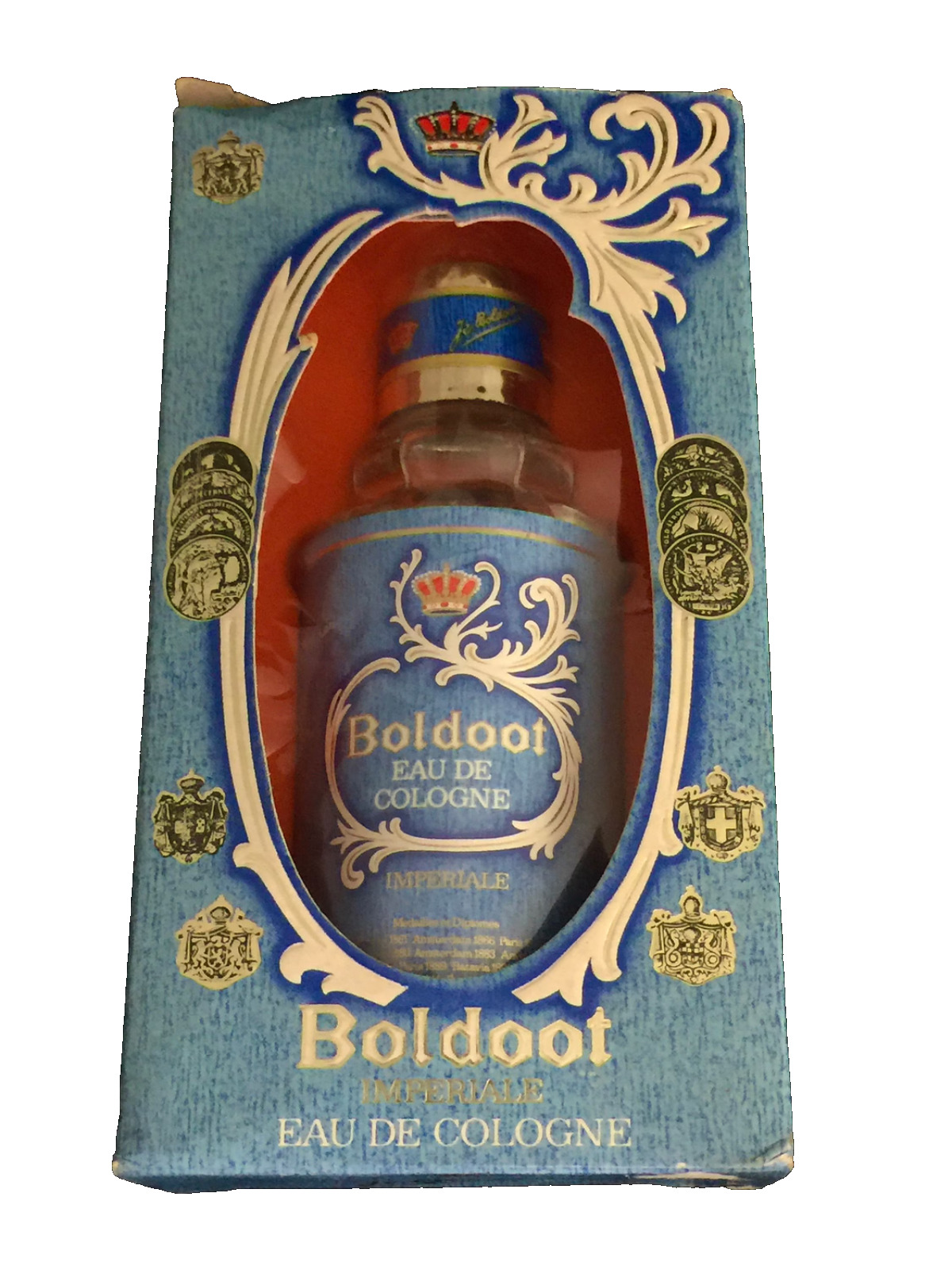 Vintage Original Impériale Eau de Cologne Boldoot Splash 50 ml Bottle Full