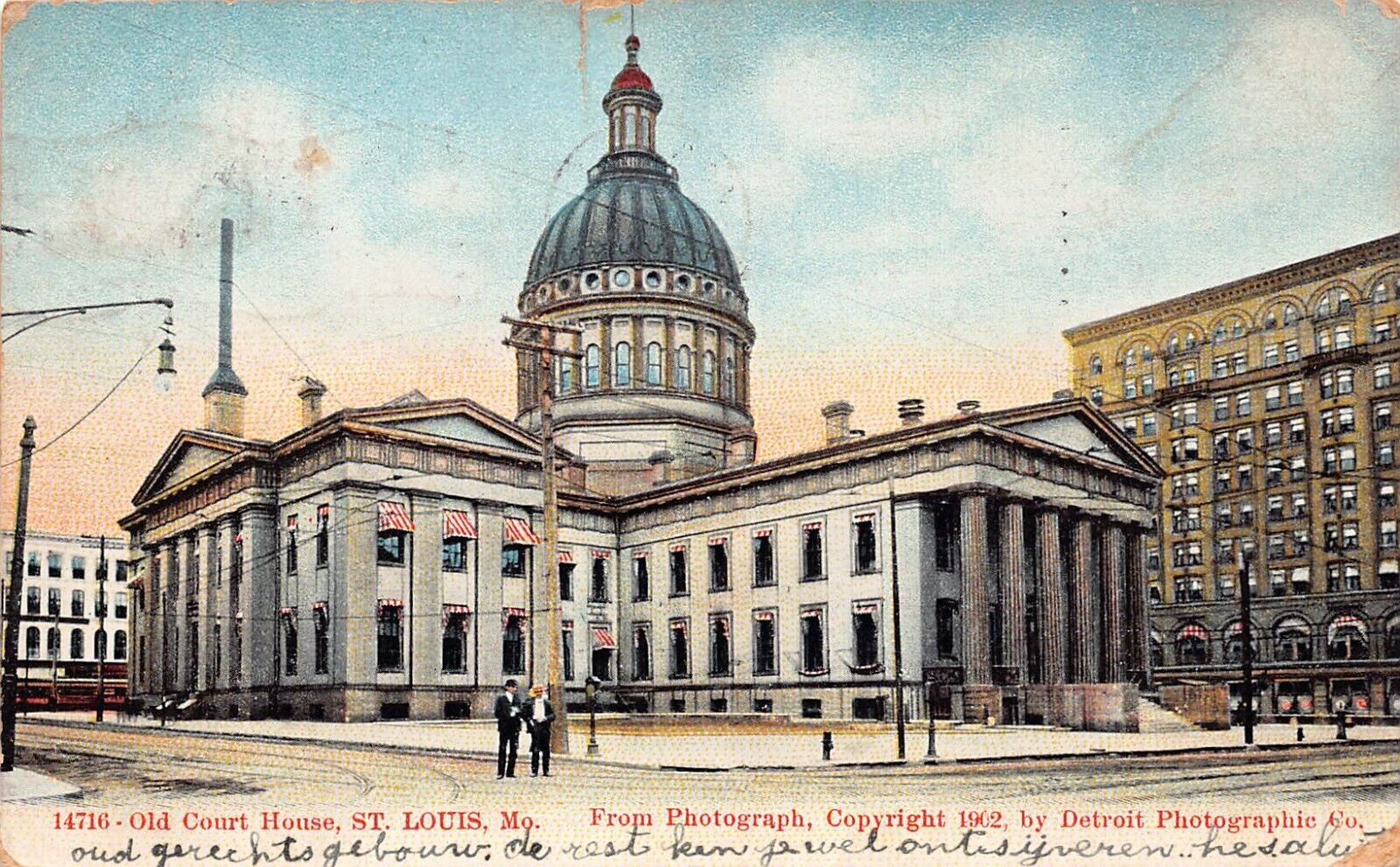 St Louis MO Missouri Old Courthouse Court House 1902 Vtg Postcard A63