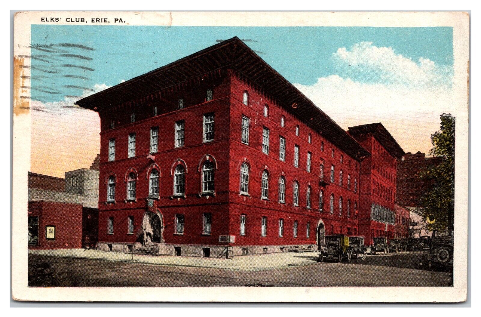Elk's Club, Erie, Pennsylvania Postcard