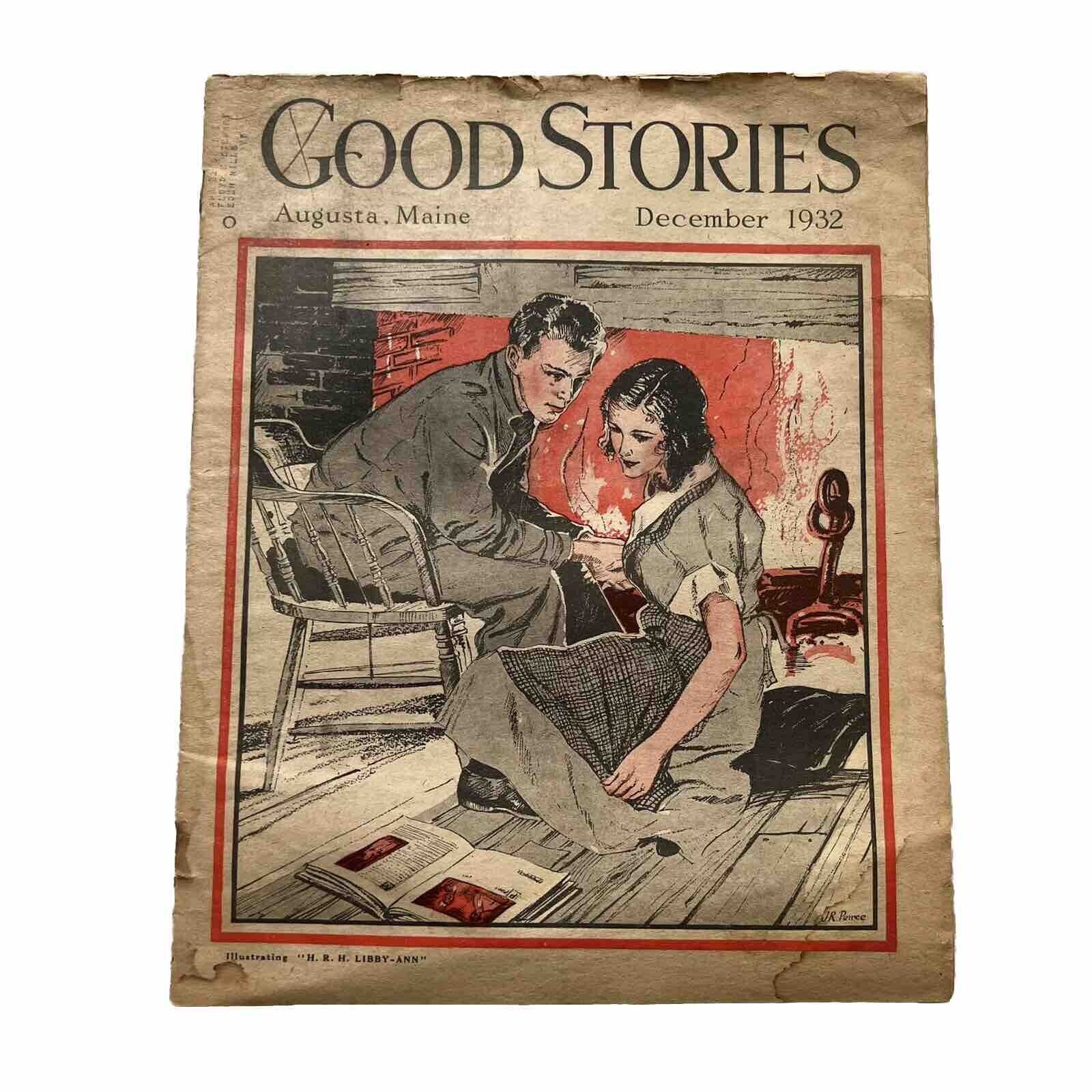 Vintage Good Stories Women\'s Magazine Dec 1932 Advertising Quack Medicine Tips