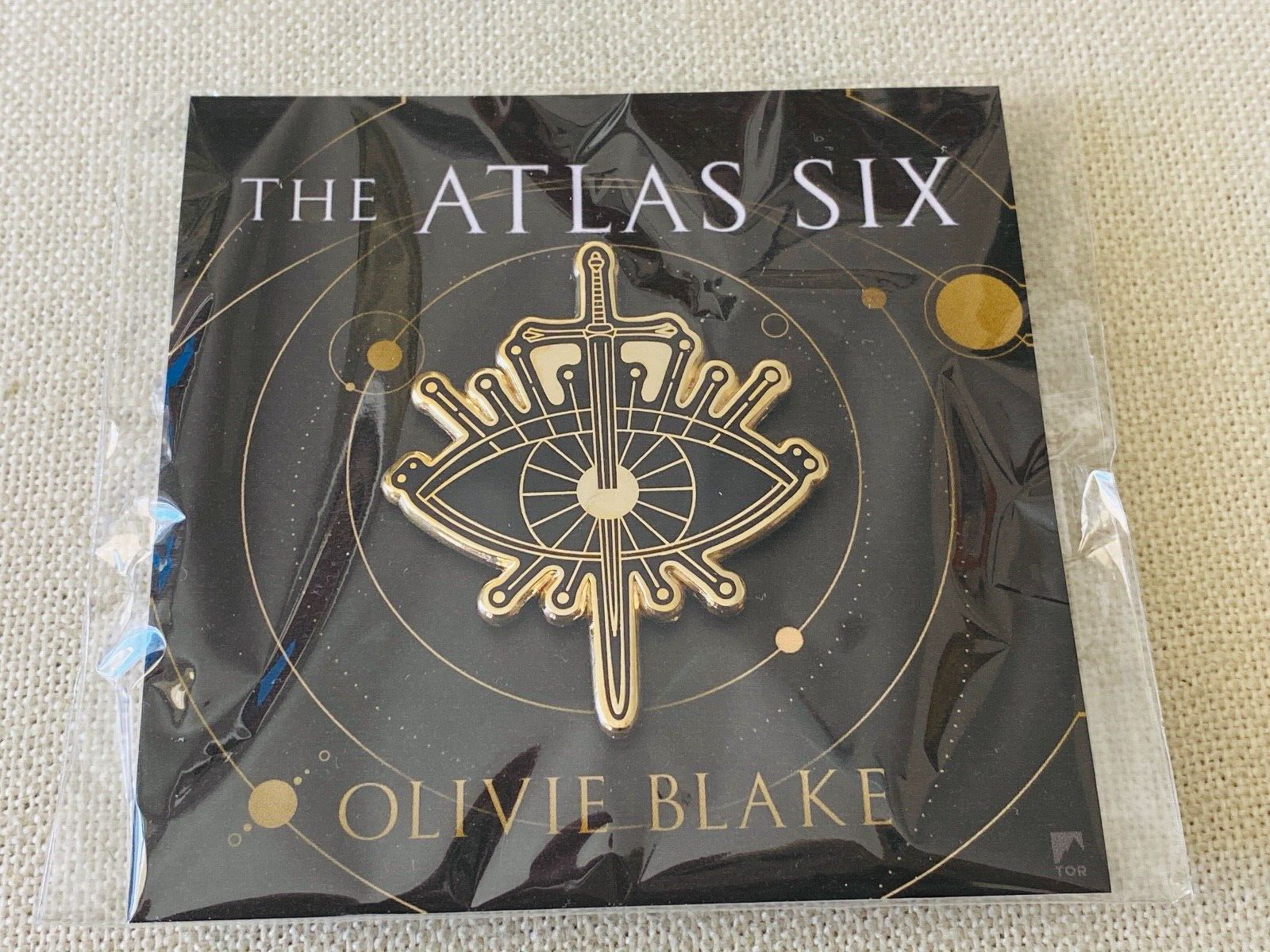 The Atlas Six Olivie Blake PREORDER PIN Pinback ~New on Card~